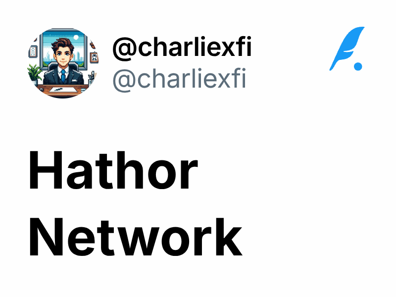 Hathor Network | @charliexfi