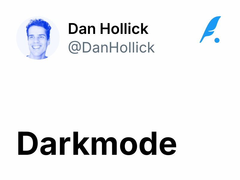 Darkmode | Dan Hollick 🇿🇦