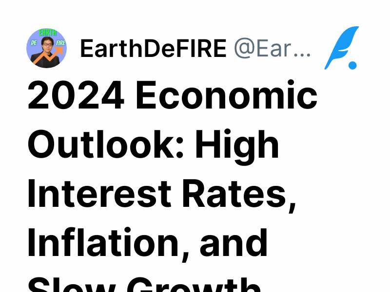 2024 Economic Outlook High Interest Rates, Inflation, and Slow Growth
