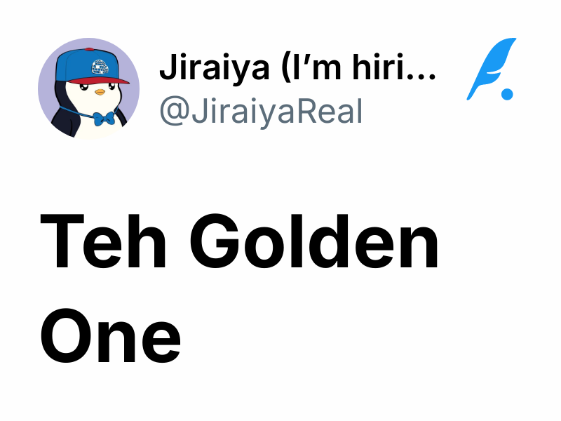 teh golden one crypto