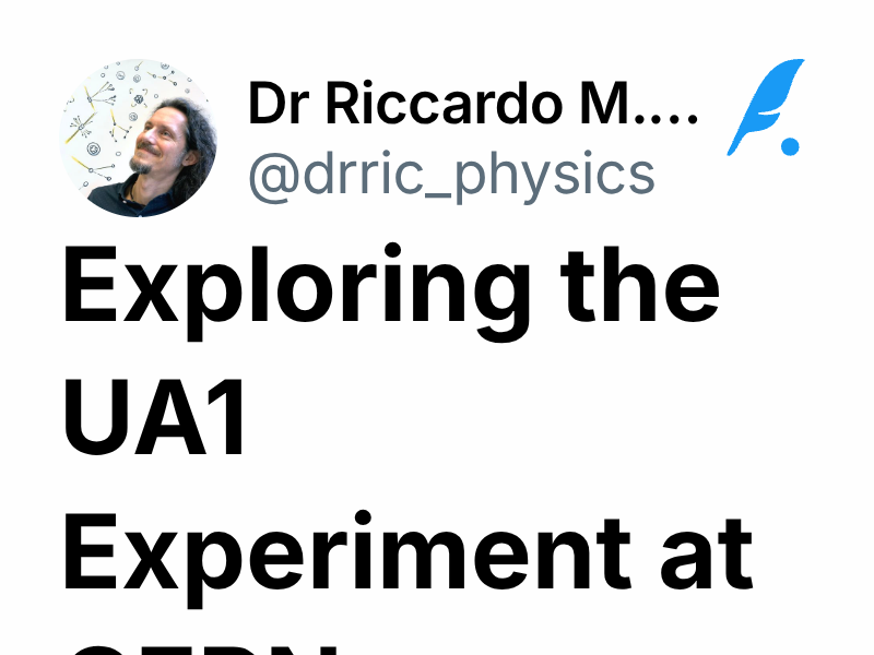 Exploring the UA1 Experiment at CERN | Dr Riccardo M. Bianchi💥 ...