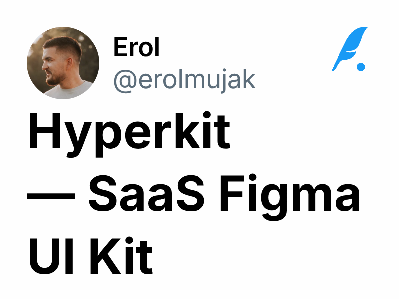 Hyperkit — SaaS Figma UI Kit | Erol