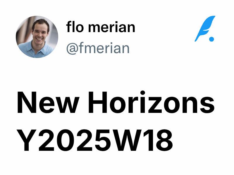 New Horizons Y2025W18 by @fmerian