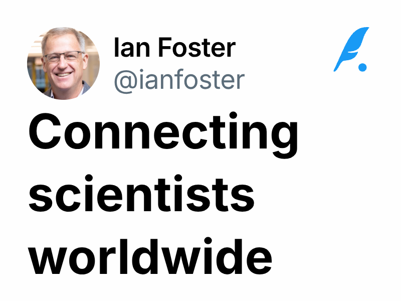 Connecting scientists worldwide | Ian Foster