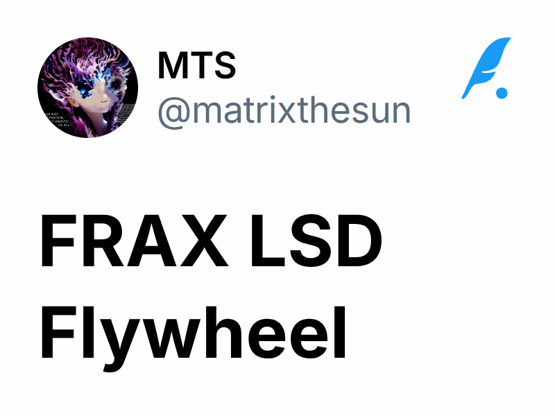 FRAX LSD Flywheel MTS