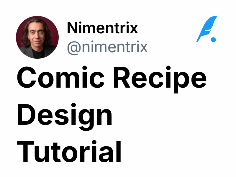 Comic Recipe Design Tutorial | Nimentrix