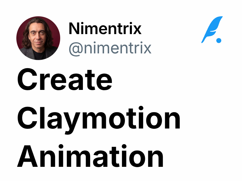 Create Claymotion Animation | Nimentrix