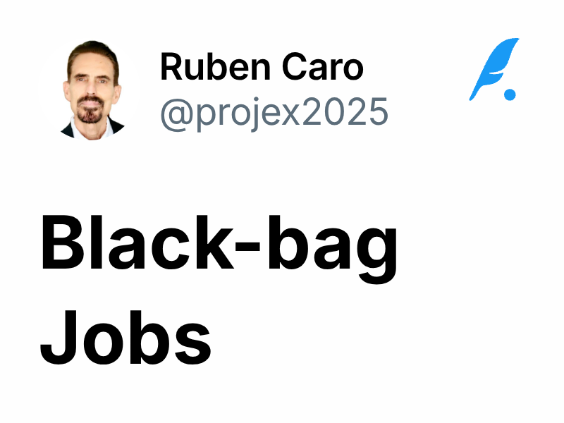 Blackbag Jobs Ruben Caro