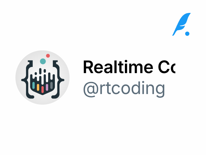 Realtime Coding (@rtcoding)