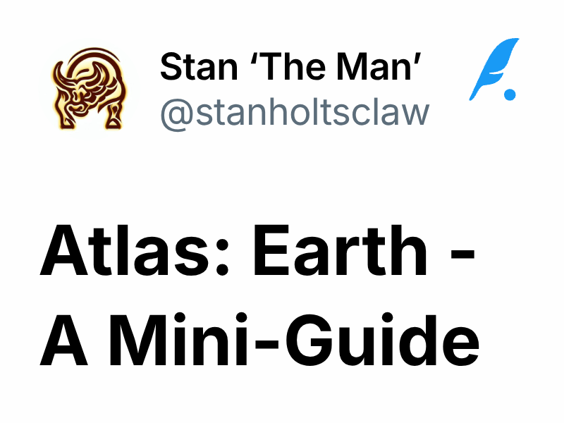 Atlas Earth A MiniGuide Stan ‘The Man’