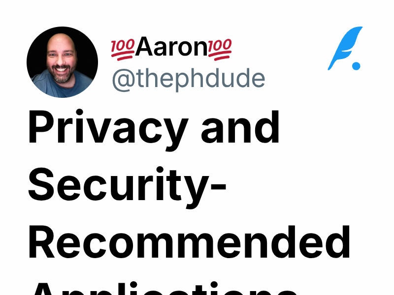 Privacy and Applications Aaron