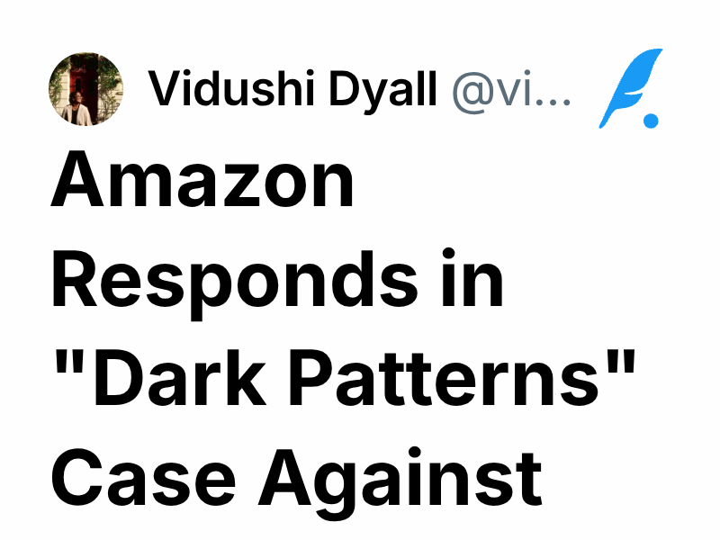 Amazon Responds in 
